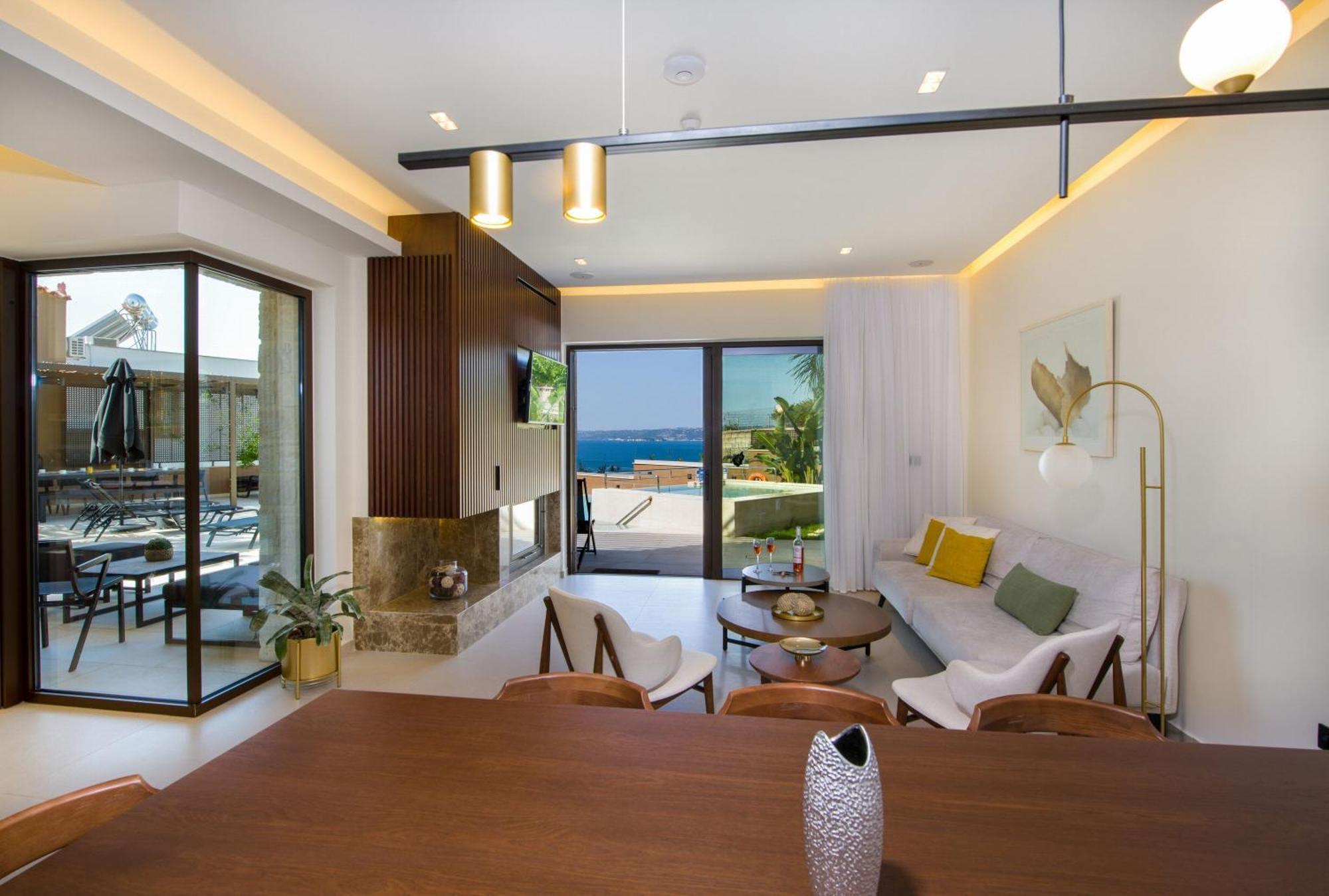 Almi-Cove Hilltop Villas Алмирида Экстерьер фото