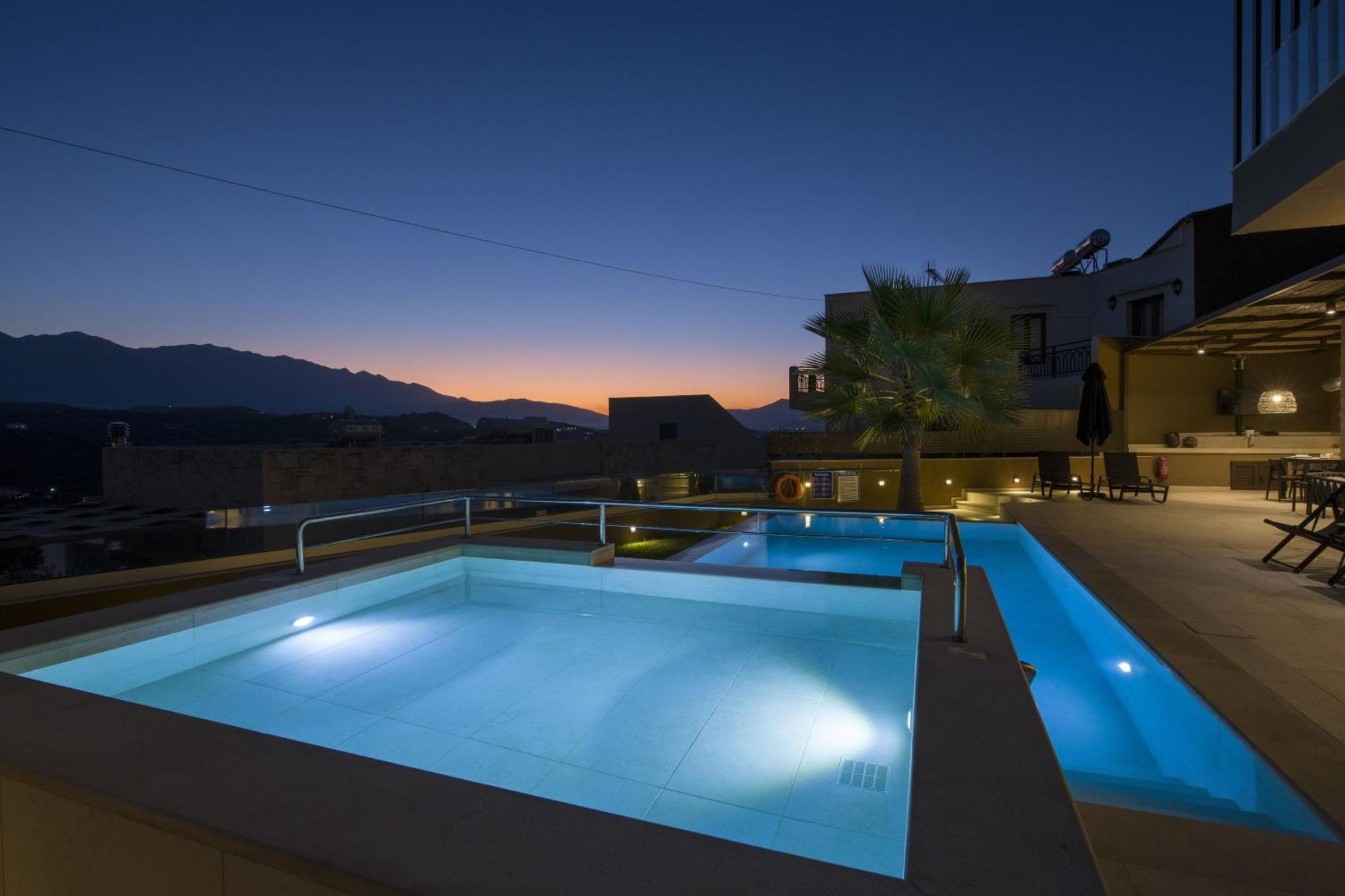 Almi-Cove Hilltop Villas Алмирида Экстерьер фото