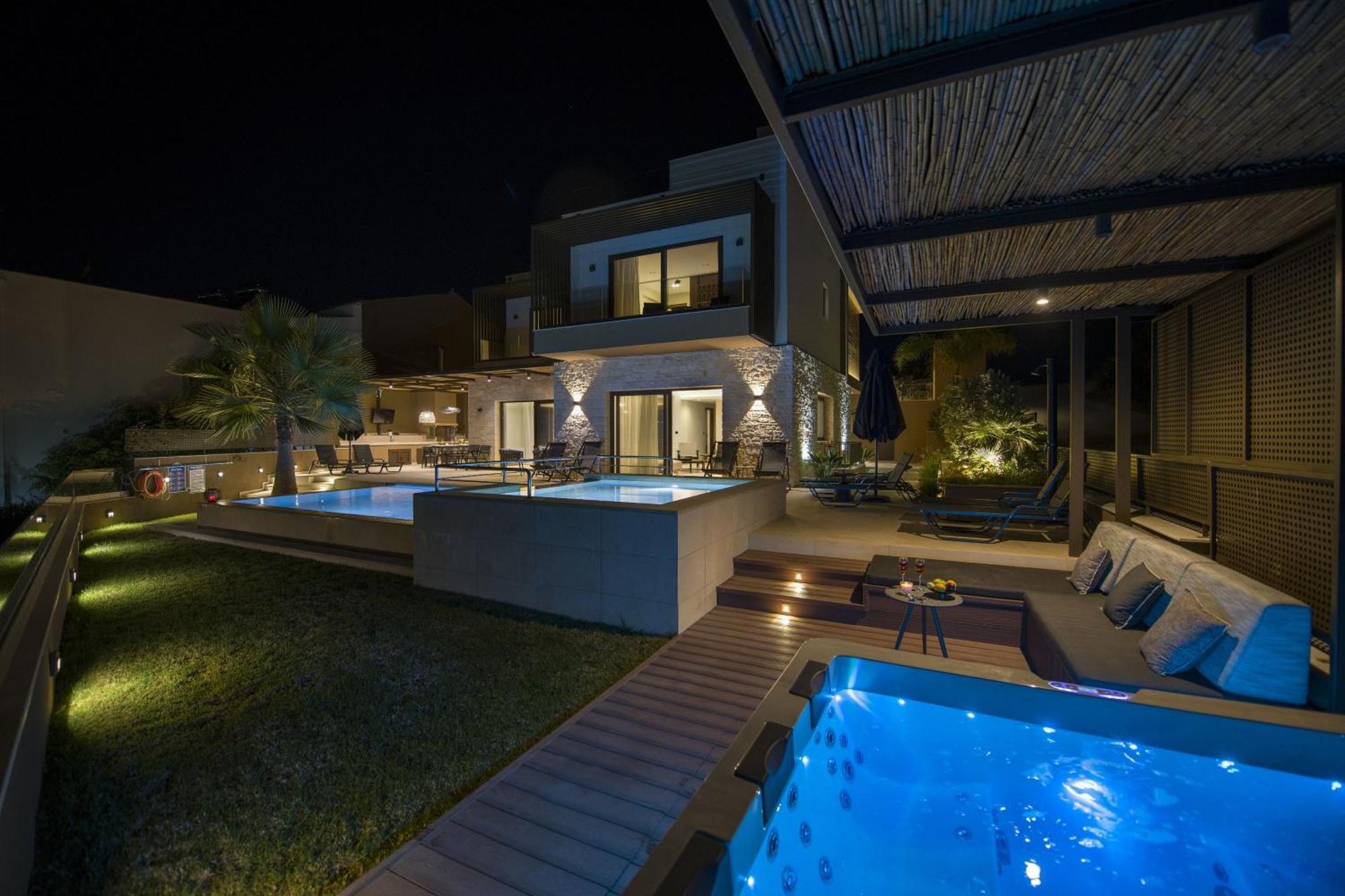 Almi-Cove Hilltop Villas Алмирида Экстерьер фото