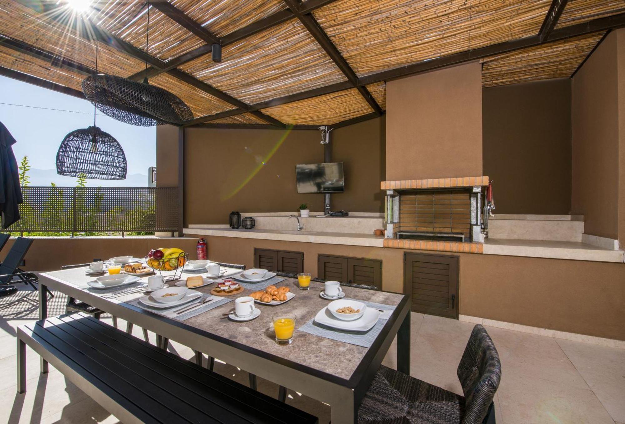 Almi-Cove Hilltop Villas Алмирида Экстерьер фото