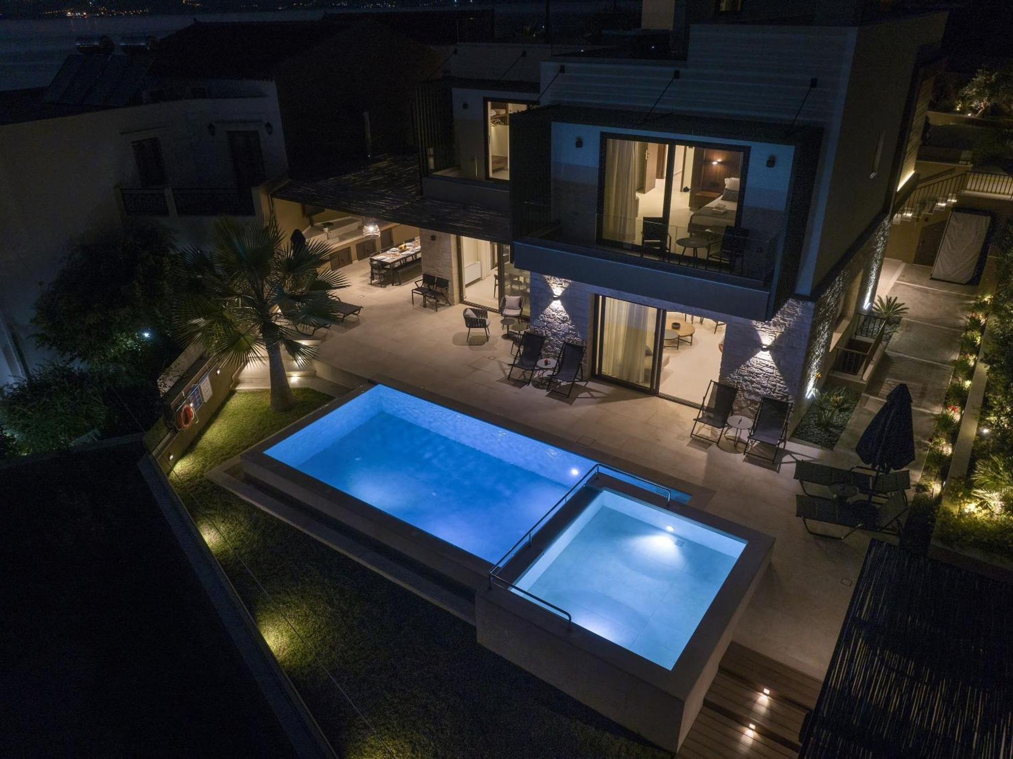 Almi-Cove Hilltop Villas Алмирида Экстерьер фото