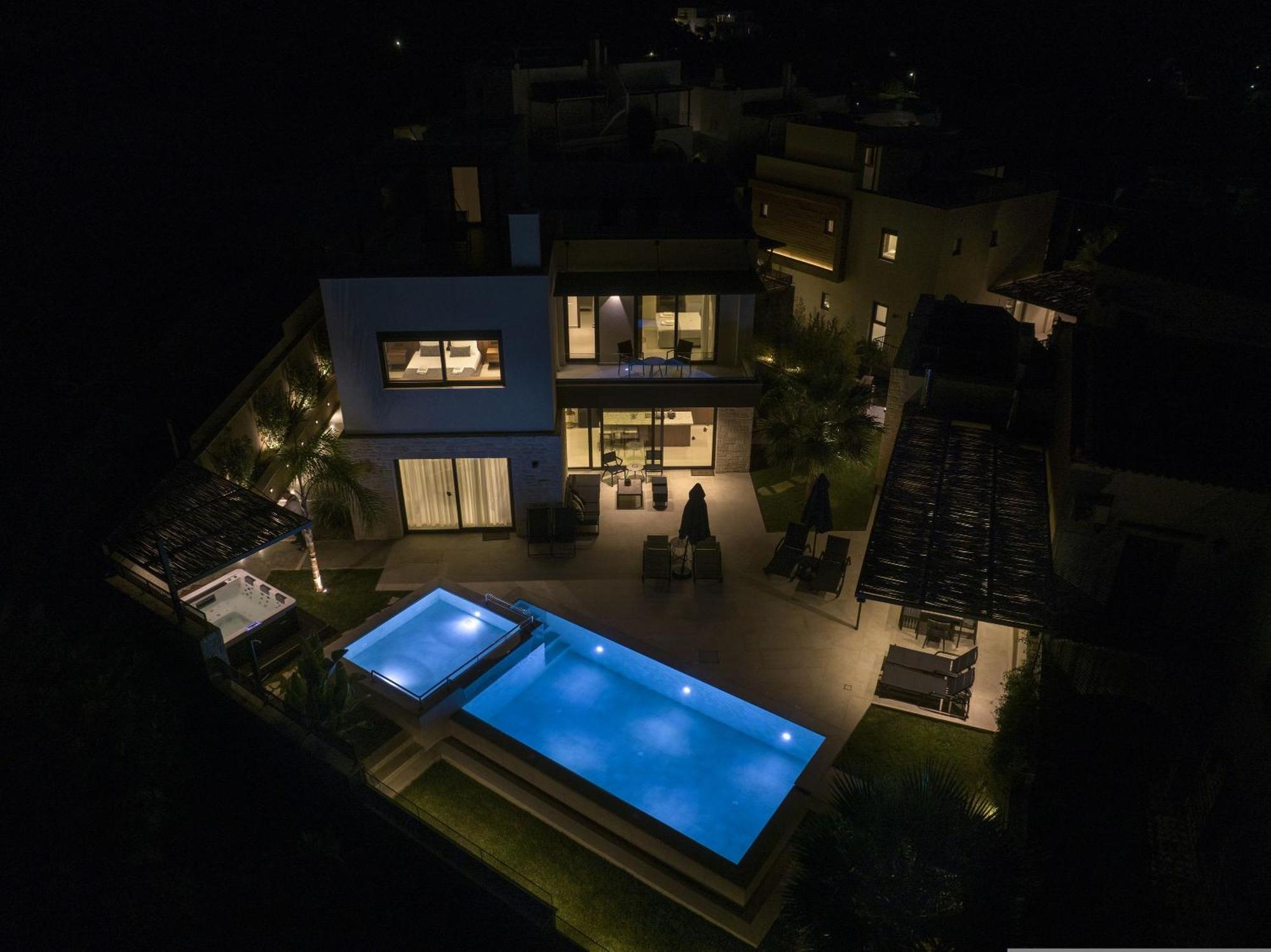 Almi-Cove Hilltop Villas Алмирида Экстерьер фото