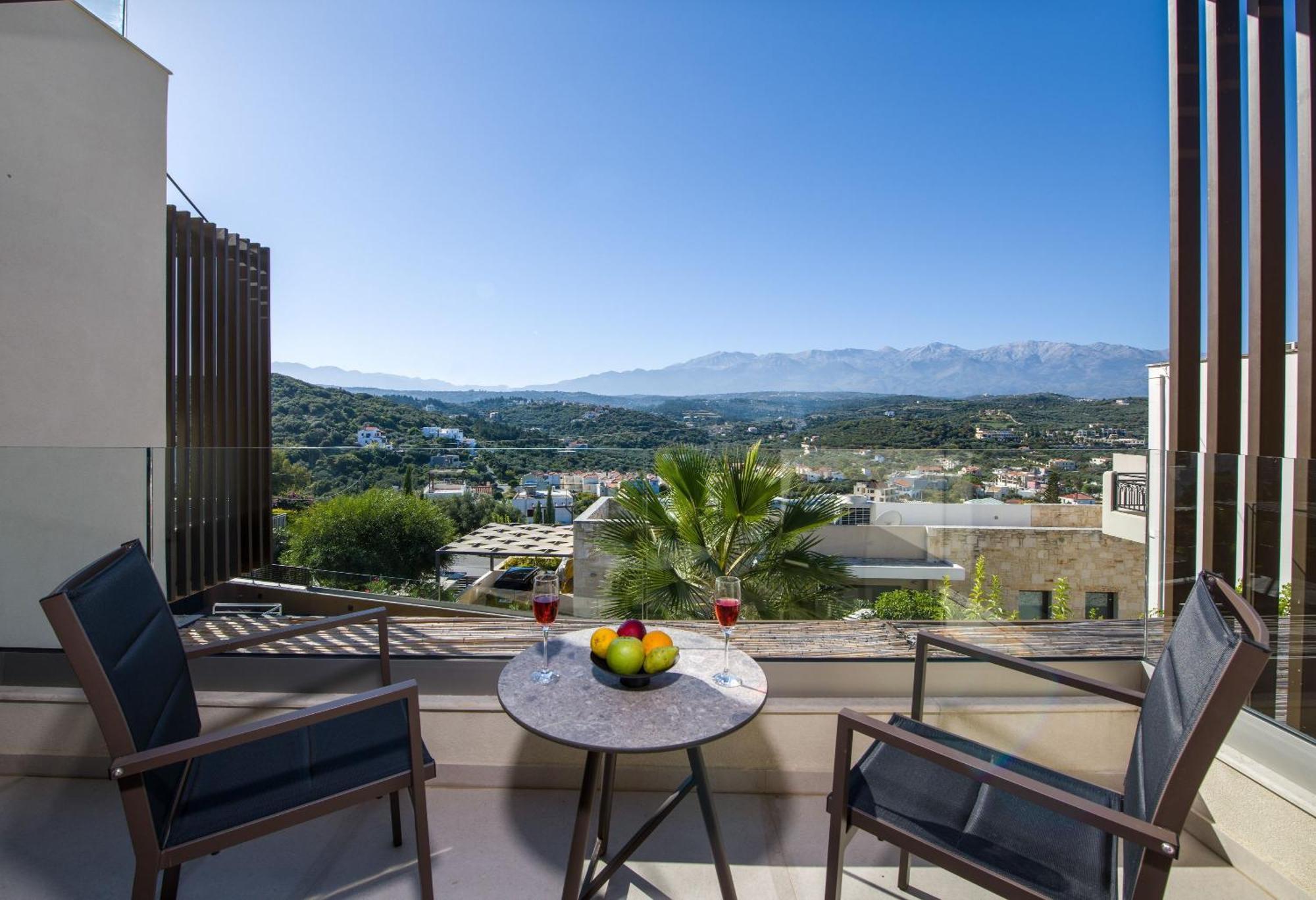 Almi-Cove Hilltop Villas Алмирида Экстерьер фото